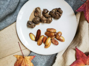 Rognons de veau crème et moutarde