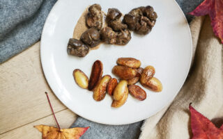 Rognons de veau crème et moutarde
