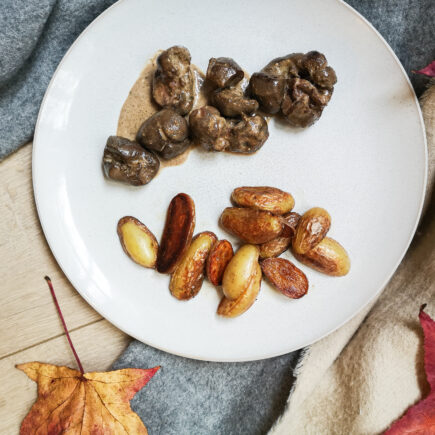 Rognons de veau crème et moutarde