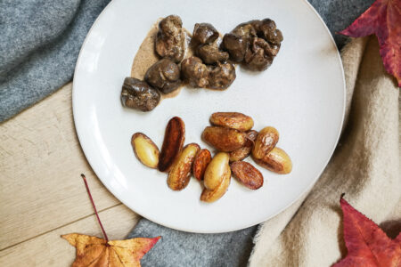 Rognons de veau crème et moutarde