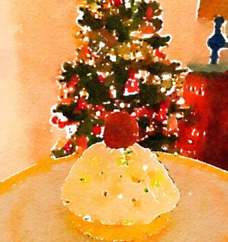 aquarelle noël