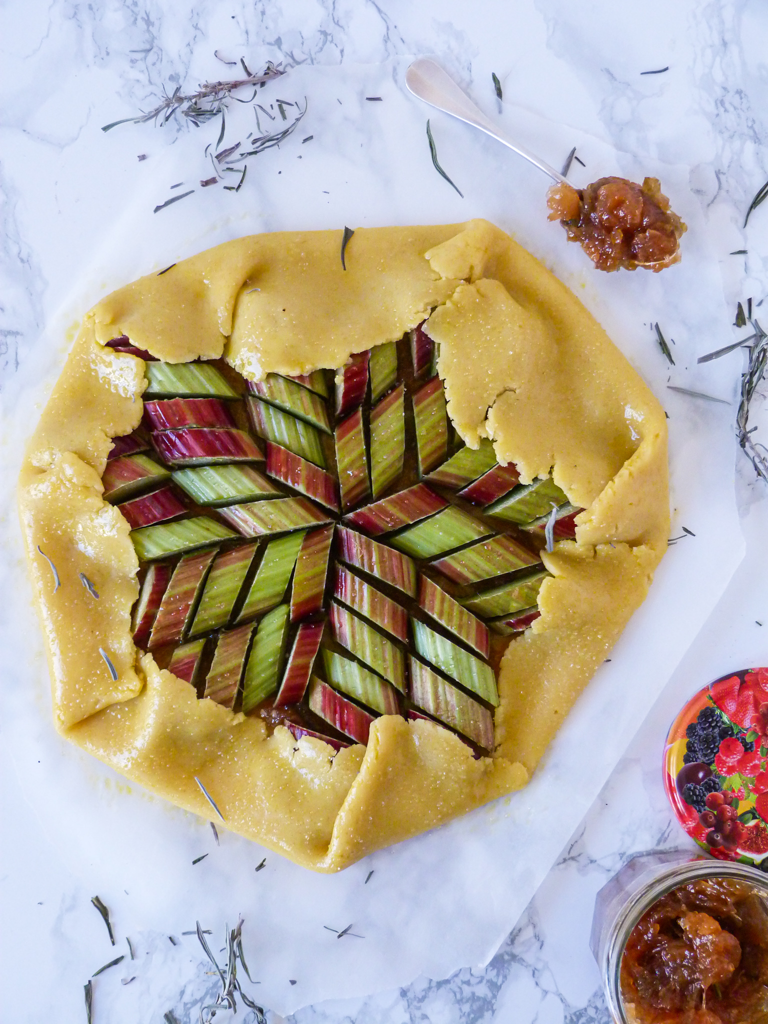 tarte à la rhubarbe